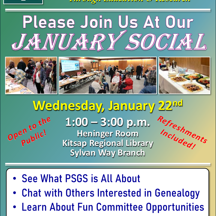 Flyer for PSGS 2025 'Social' Meeting -- 111424 (1)